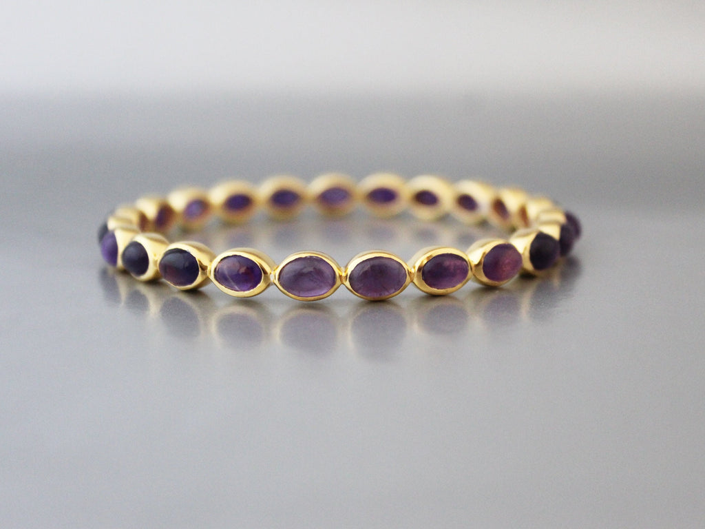 Amethyst Bracelet, Sterling Silver, February Birthstone, Bridal Jewelry Gift, Gift For Her, Healing Crystal Jewelry, Birthday Gift