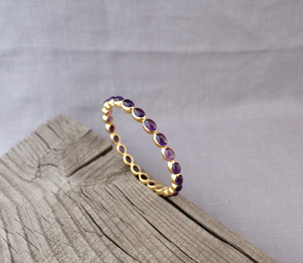 Amethyst Bracelet, Sterling Silver, February Birthstone, Bridal Jewelry Gift, Gift For Her, Healing Crystal Jewelry, Birthday Gift