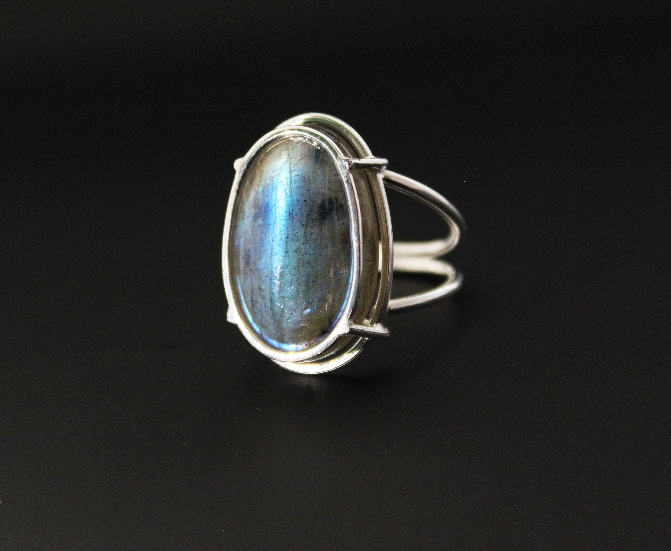 Labradorite Ring, 925 Sterling Silver Ring, Natural Labradorite jewelry, Promise Ring, Unique Ring, Summer Gift Anniversary