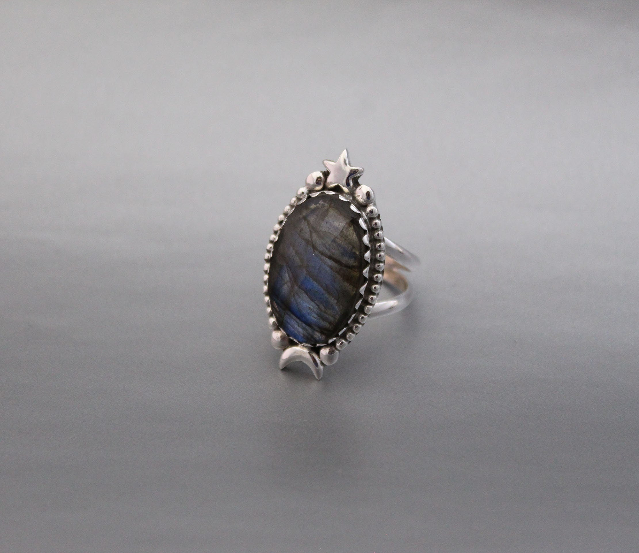 Natural Labradorite Ring, 925 Sterling Silver Ring, Unique Labradorite Ring, Birthstone Jewelry, Unique Ring, Rings for Gift