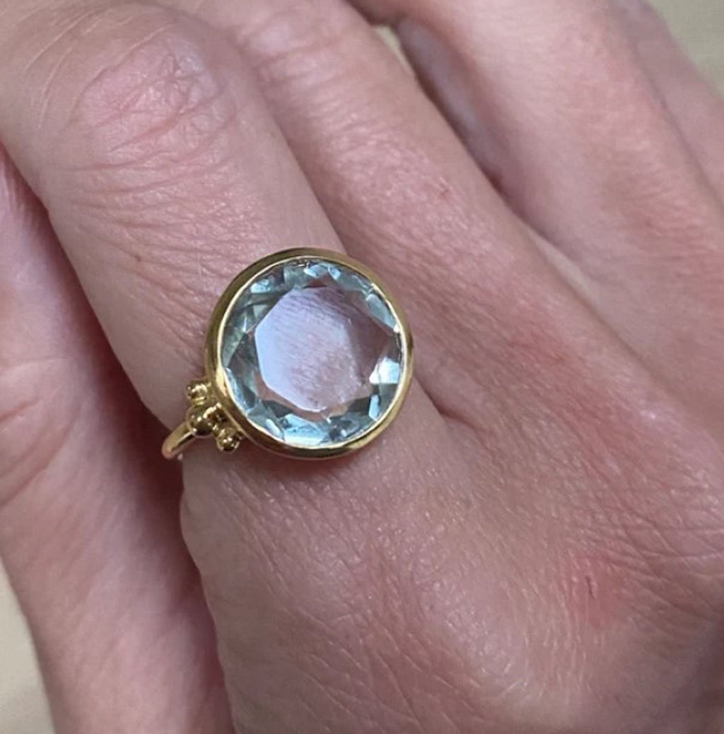 Green Amethyst Ring, Prasiolite Ring, 925 Solid Sterling Silver, 14k Gold Vermeil, Gift For Mother, February Birthstone