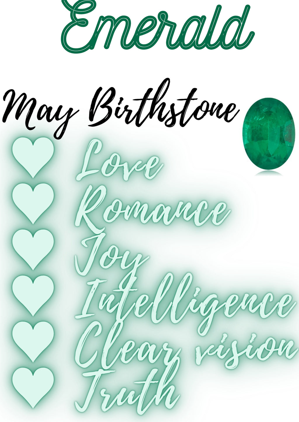 Raw Emerald Necklace: Handmade 18K Gold May Birthstone Pendant
