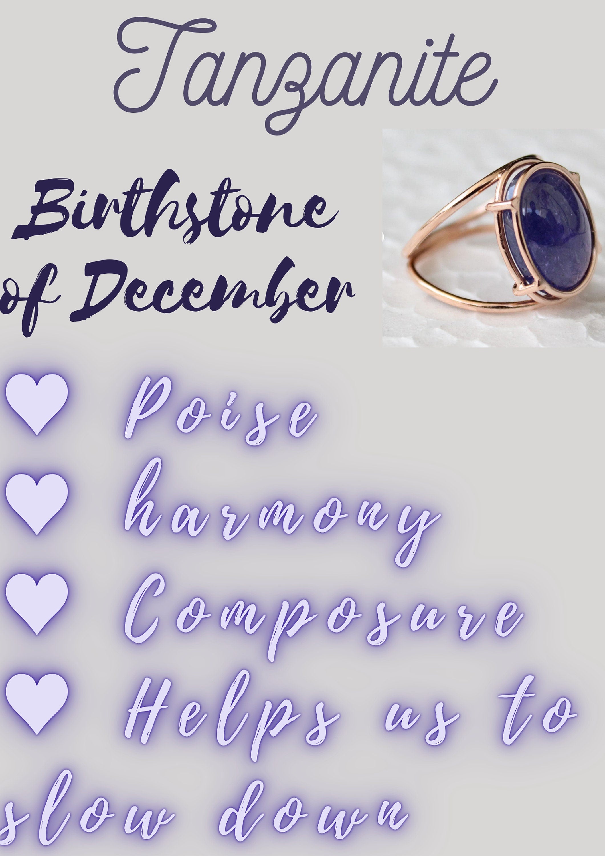 Raw Tanzanite Necklace, Silver Birthstone Necklace, Tanzanite Necklace Sterling Silver, 14K Gold Vermiel