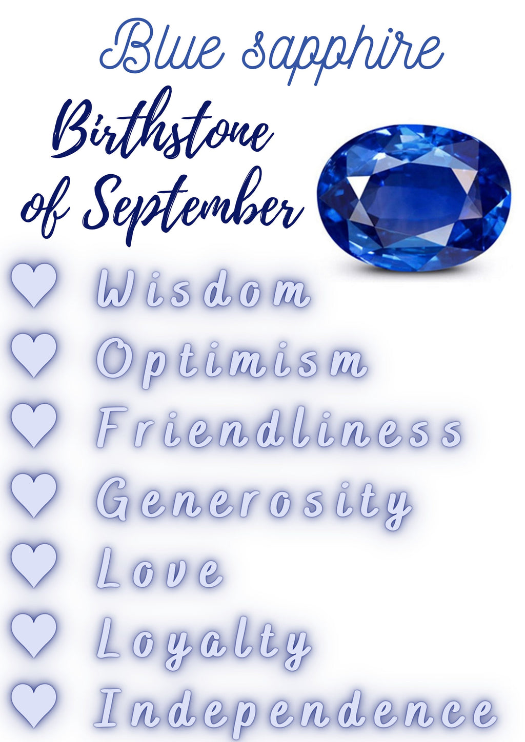 Blue Sapphire Solitaire Ring, Elegant Stackable Anniversary Ring, Blue Gemstone, September Birthstone, Engagement Ring