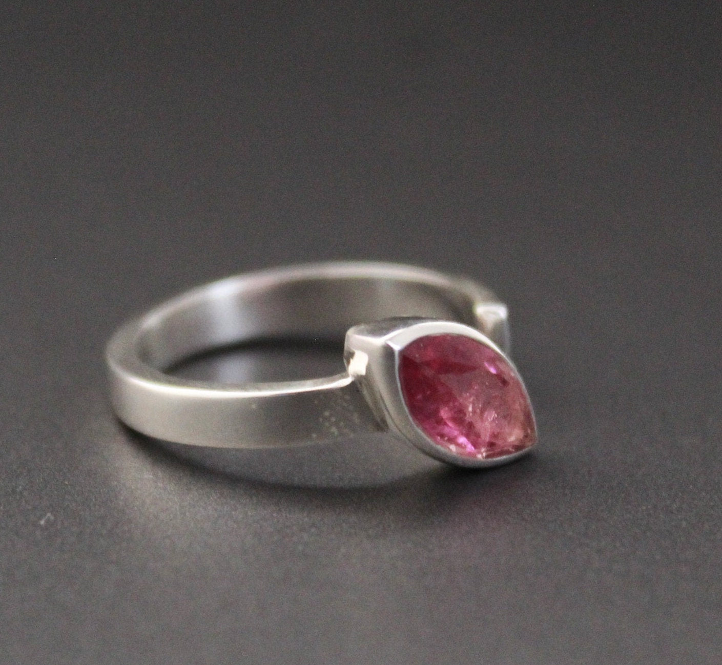 Pink Tourmaline 925 Sterling Silver Ring, October Birthstone, Boho Handmade Ring, pink gemstone, wedding ring, Gift for Mom, Bridesmaid gift