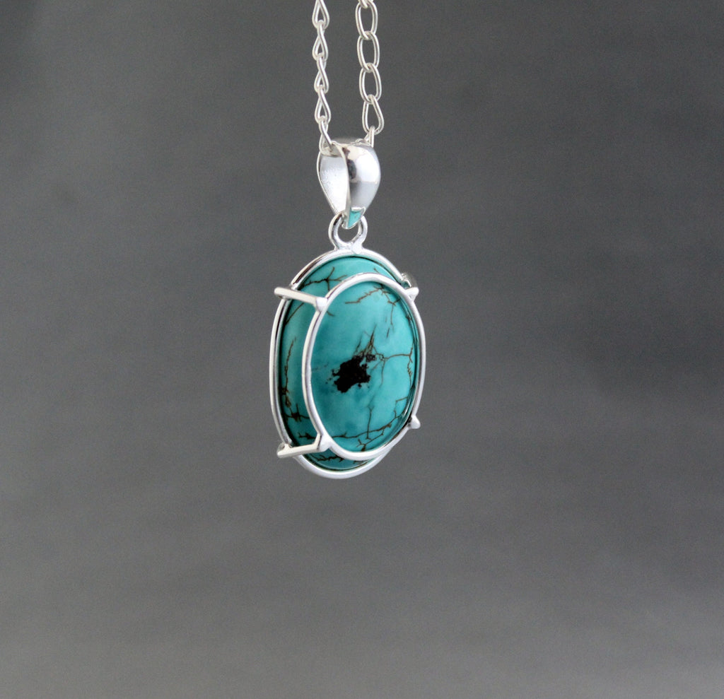 Turquoise Necklace, Birthstone Necklace, Layering Gemstone Jewelry, Birthday Gift Her, Gifts for women, Turquoise Jewelry, Gemstone Jewelry
