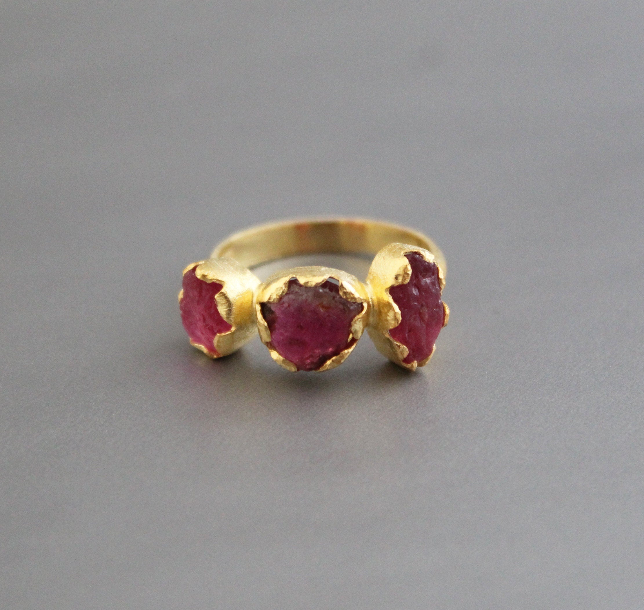 Raw Tourmaline Ring, October Birthstone, Gift For Her, Sterling Silver Handmade Ring, Boho Minimalist Ring For Gift