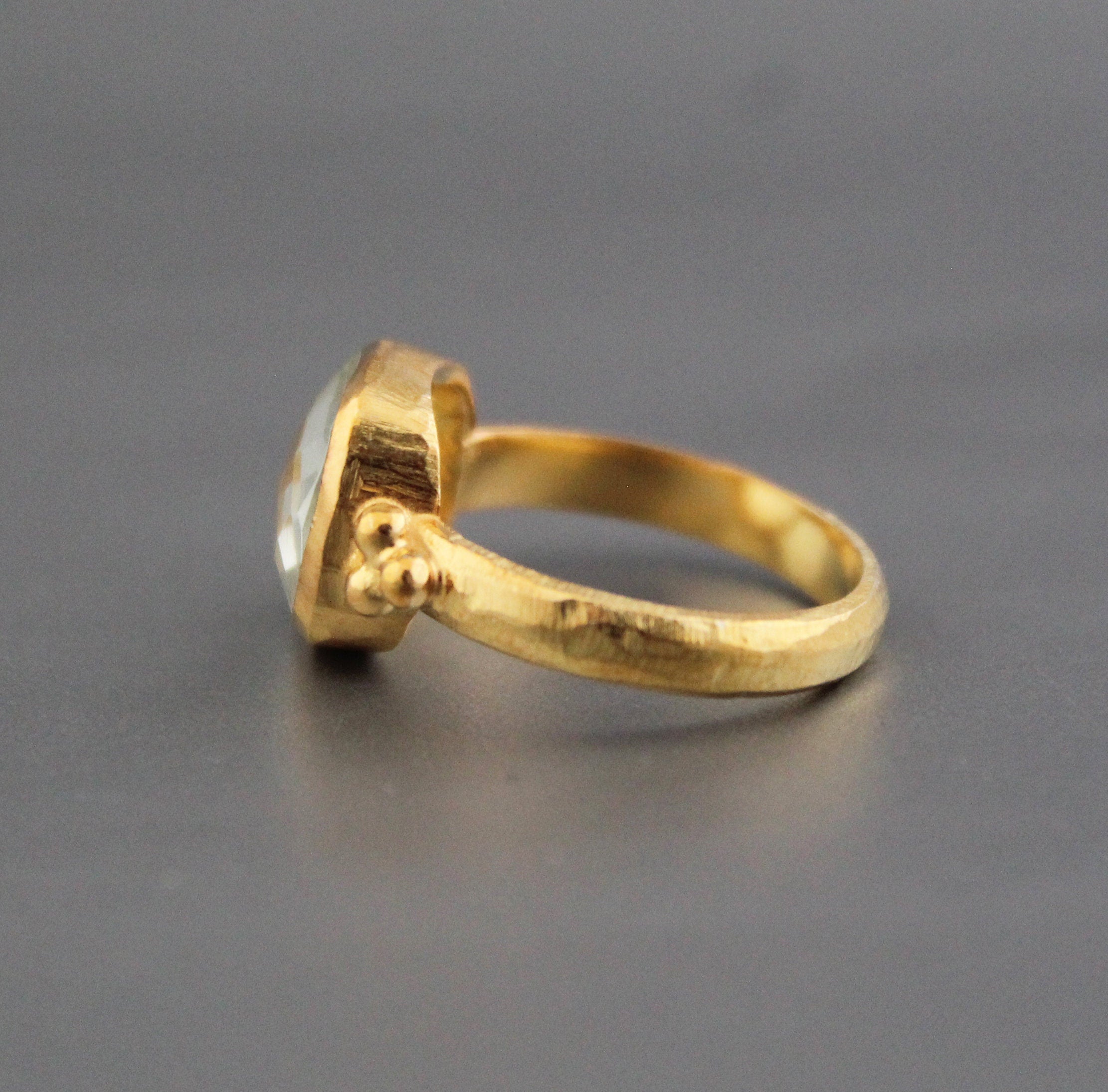 Clear Quartz Ring, 925 Sterling Silver, April Birthstone, Anniversary Gift, Gift for Girlfriend