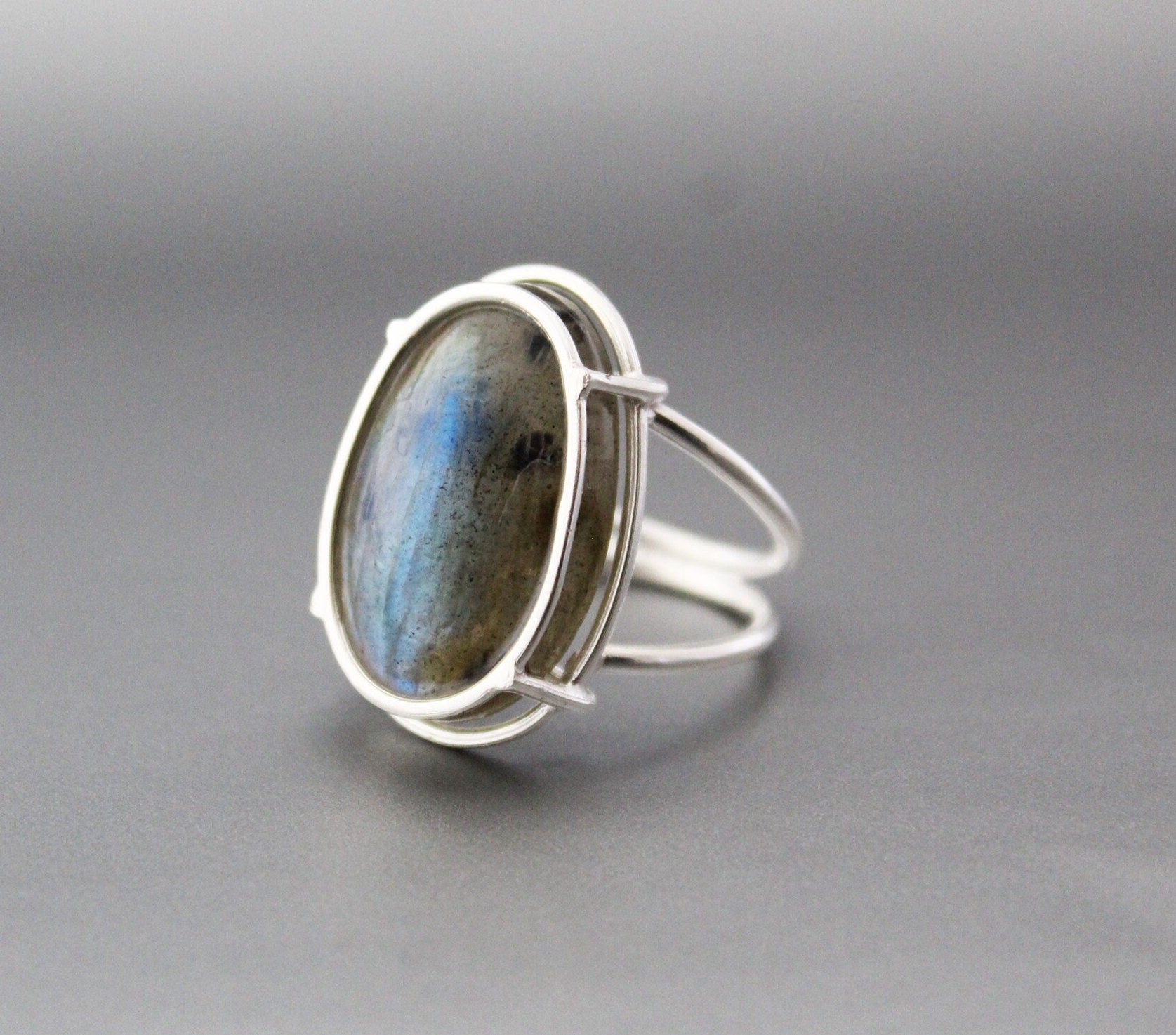 Labradorite Ring, 925 Sterling Silver Ring, Natural Labradorite jewelry, Promise Ring, Unique Ring, Summer Gift Anniversary