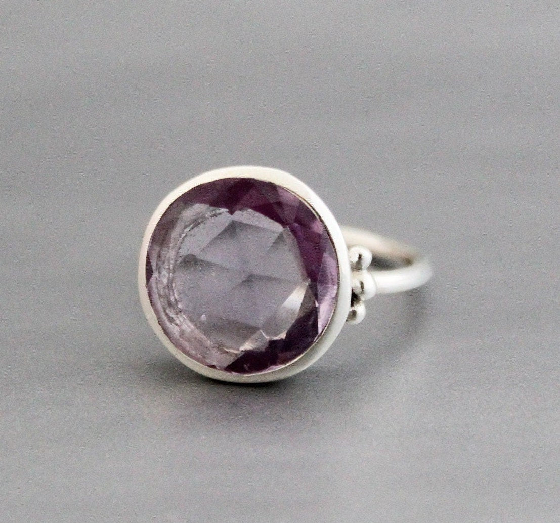 Amethyst Ring, 925 Sterling Silver Ring, Handmade Ring, Wedding Jewelry, Gift Ring, Unique Gift For Her