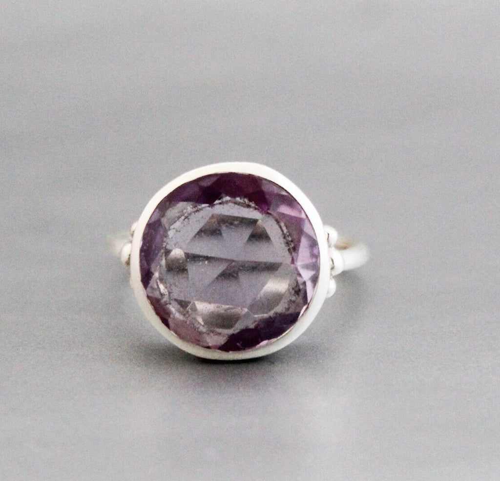 Amethyst Ring, 925 Sterling Silver Ring, Handmade Ring, Wedding Jewelry, Gift Ring, Unique Gift For Her