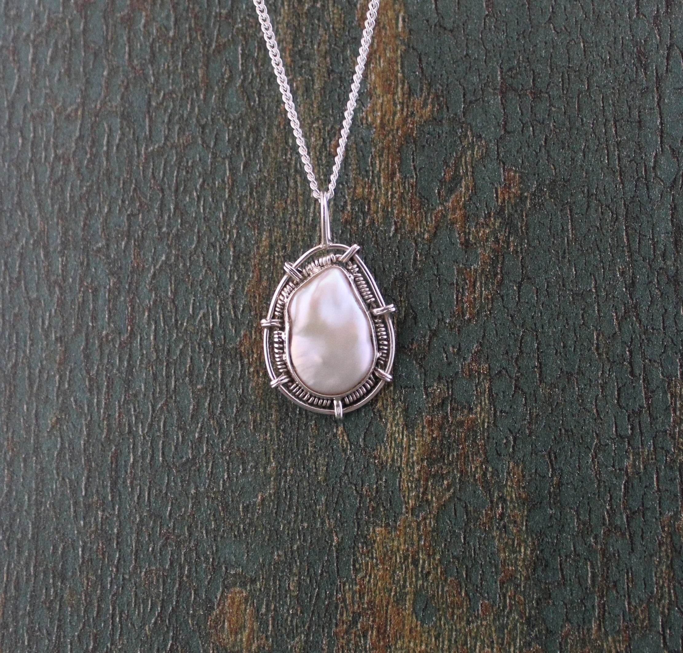Keshi Pearl Necklace, Birthstone Necklace, Personalized Gifts for Her, Natural Pearl Necklace, Birthday Gifts