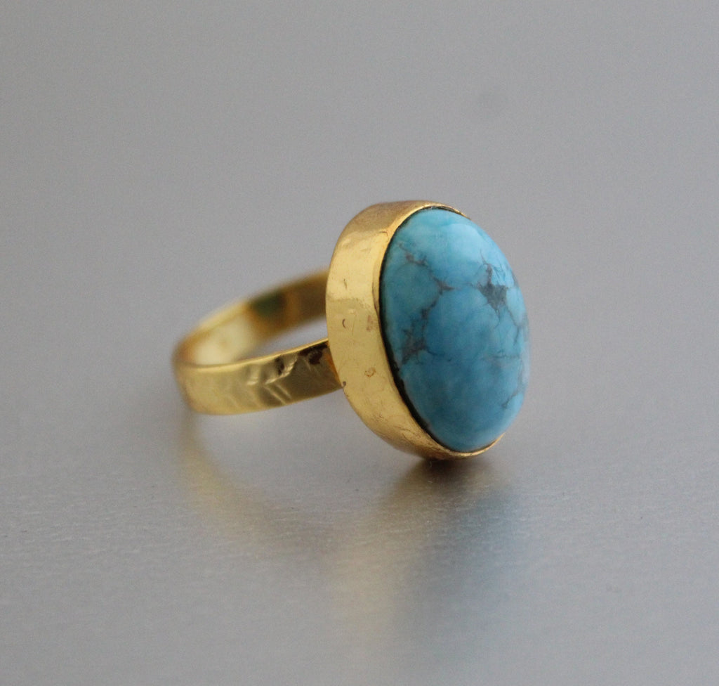 turquoisering gold, 18k Gold filled, December Birthstone, Handmade Ring, Women Ring, turquoise gifts for her