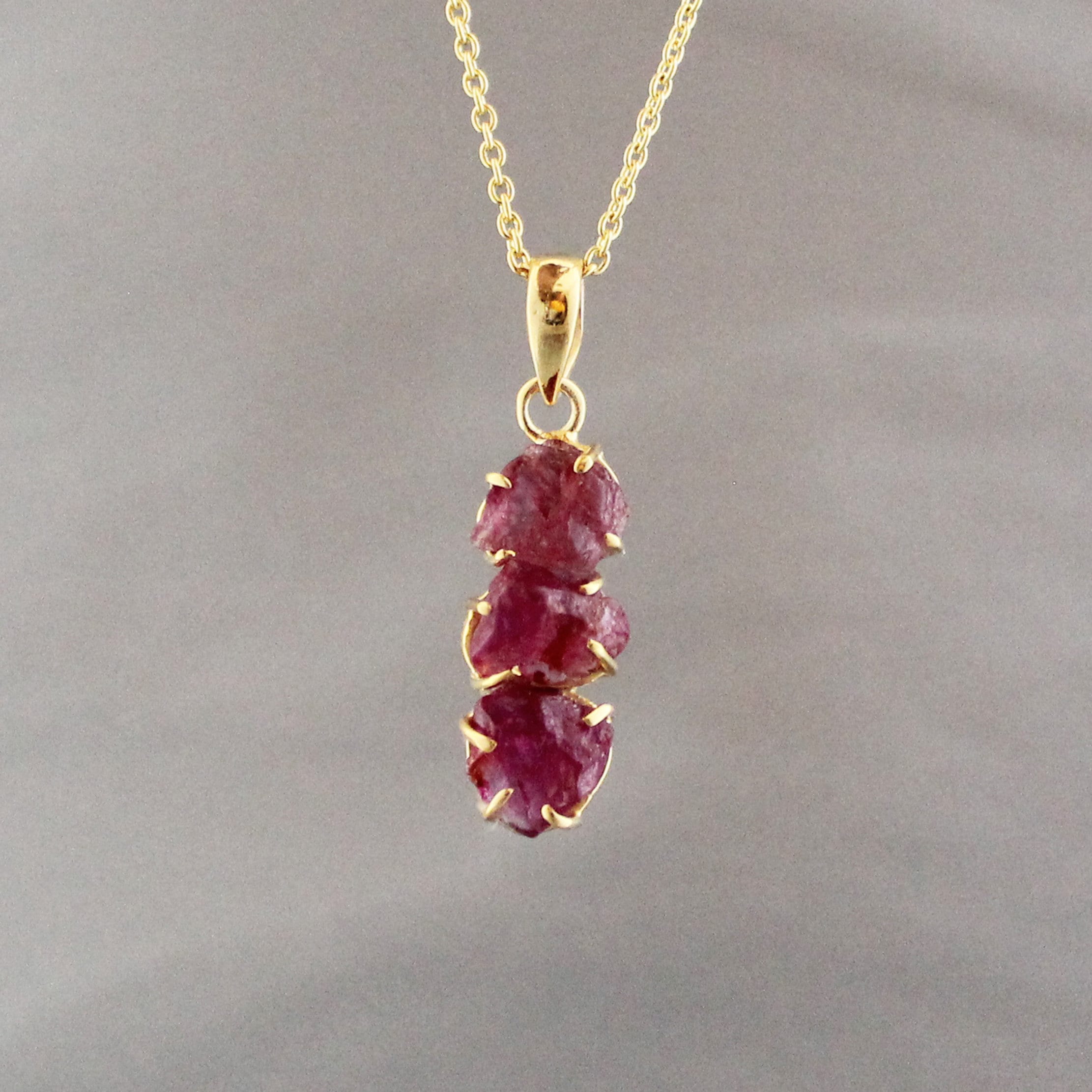 Raw Pink Tourmaline Necklace, 925 Sterling Silver, October Birthstone, Rough pink Necklace, Raw Crystal Necklace, Birthday gift