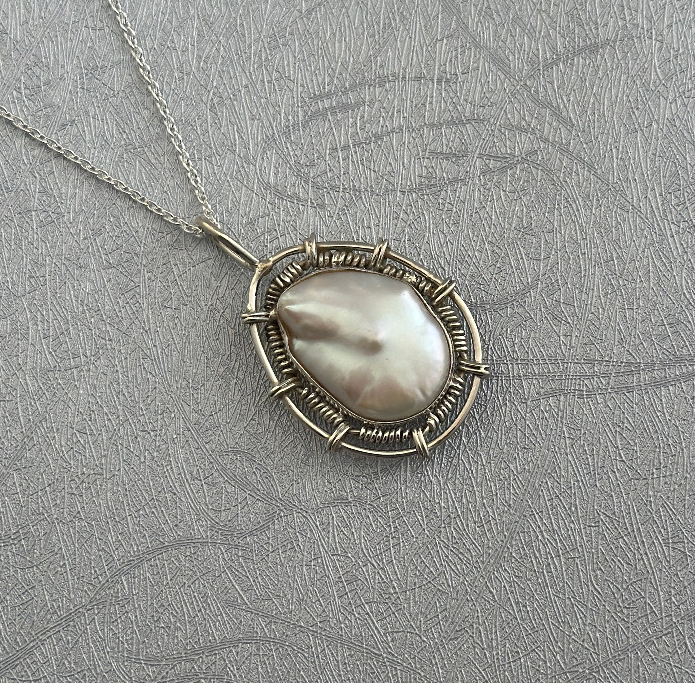 Keshi Pearl Necklace, Birthstone Necklace, Personalized Gifts for Her, Natural Pearl Necklace, Birthday Gifts