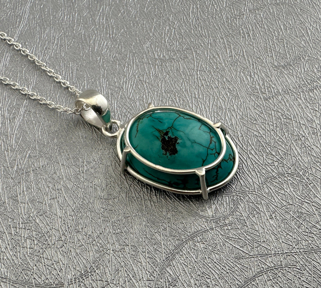 Turquoise Necklace, Birthstone Necklace, Layering Gemstone Jewelry, Birthday Gift Her, Gifts for women, Turquoise Jewelry, Gemstone Jewelry
