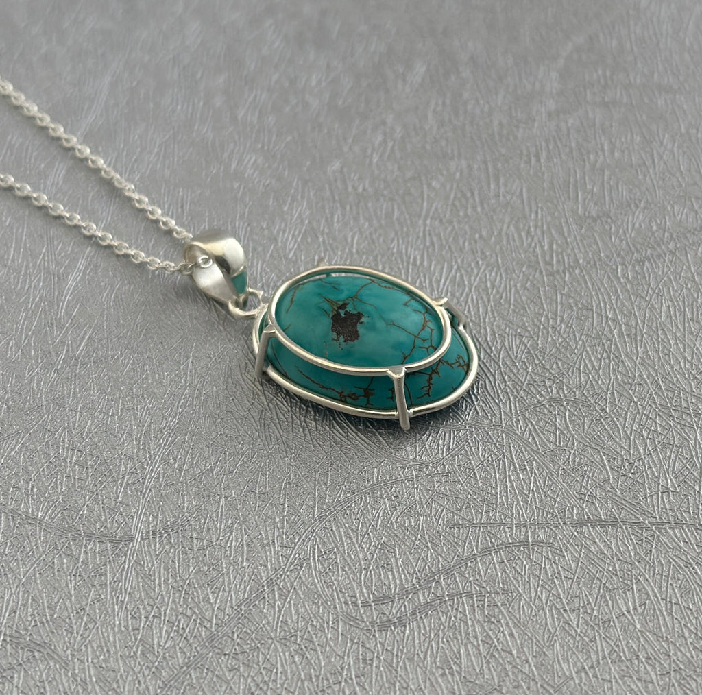 Turquoise Necklace, Birthstone Necklace, Layering Gemstone Jewelry, Birthday Gift Her, Gifts for women, Turquoise Jewelry, Gemstone Jewelry