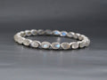 Rainbow Moonstone Bracelet, Sterling Silver, Celestial Jewelry, June Birthstone, Bridesmaid Gift