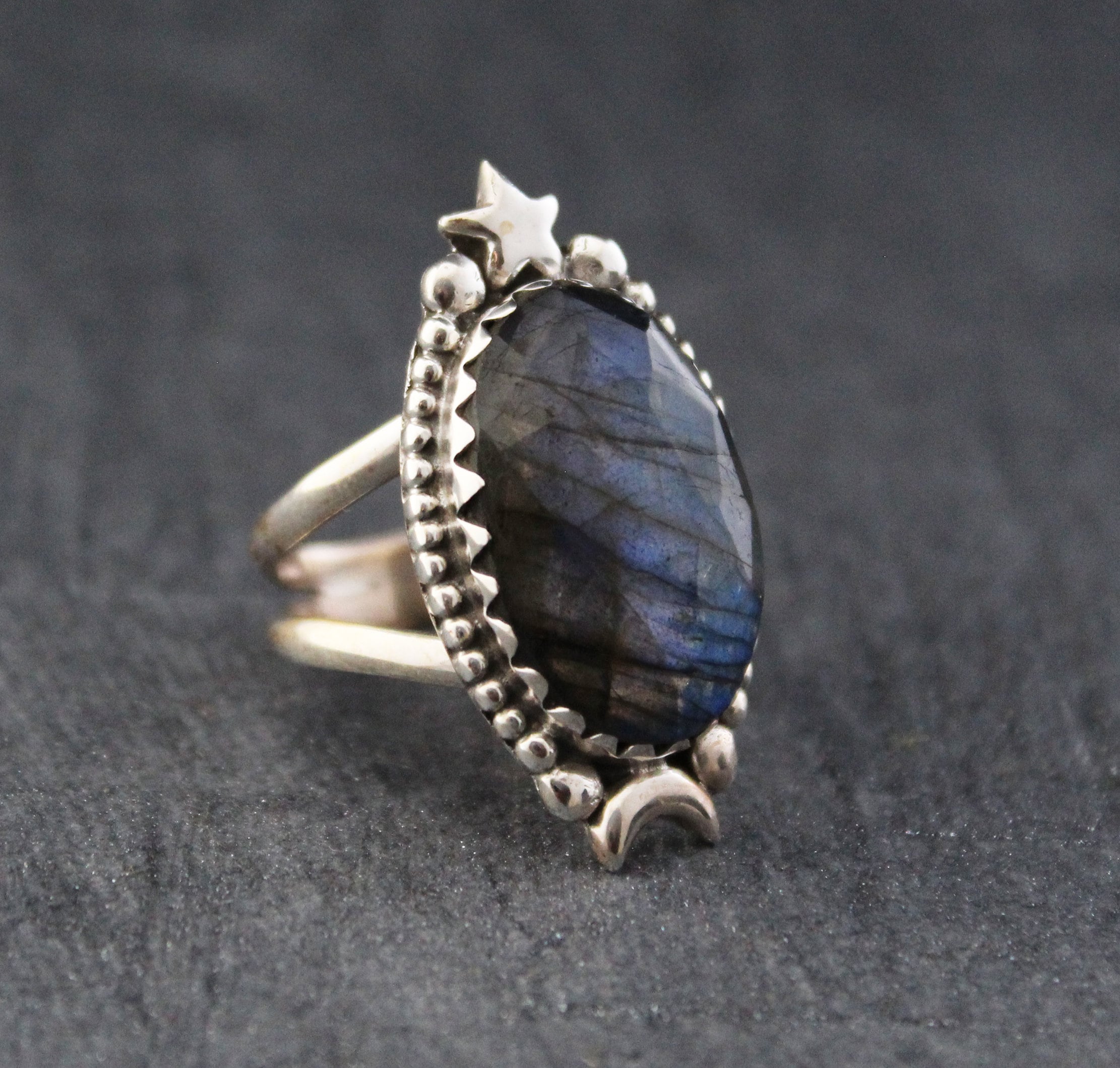 Natural Labradorite Ring, 925 Sterling Silver Ring, Unique Labradorite Ring, Birthstone Jewelry, Unique Ring, Rings for Gift