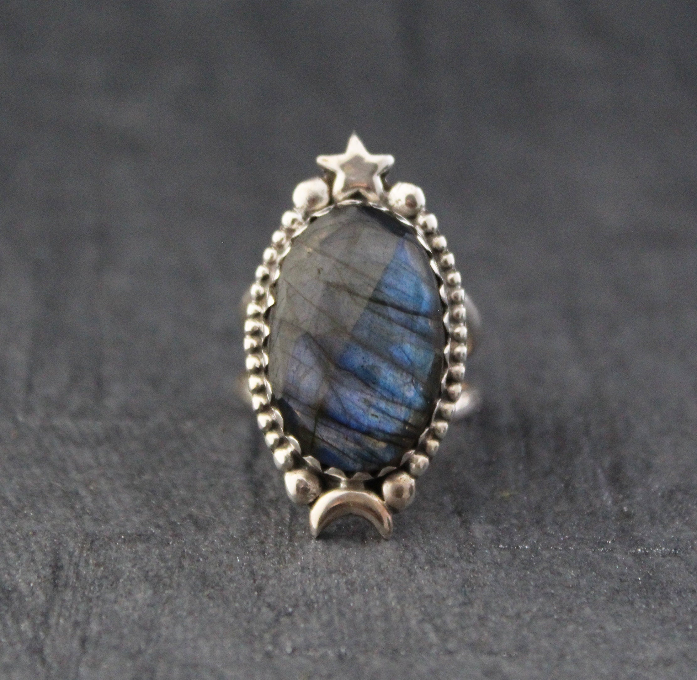 Natural Labradorite Ring, 925 Sterling Silver Ring, Unique Labradorite Ring, Birthstone Jewelry, Unique Ring, Rings for Gift