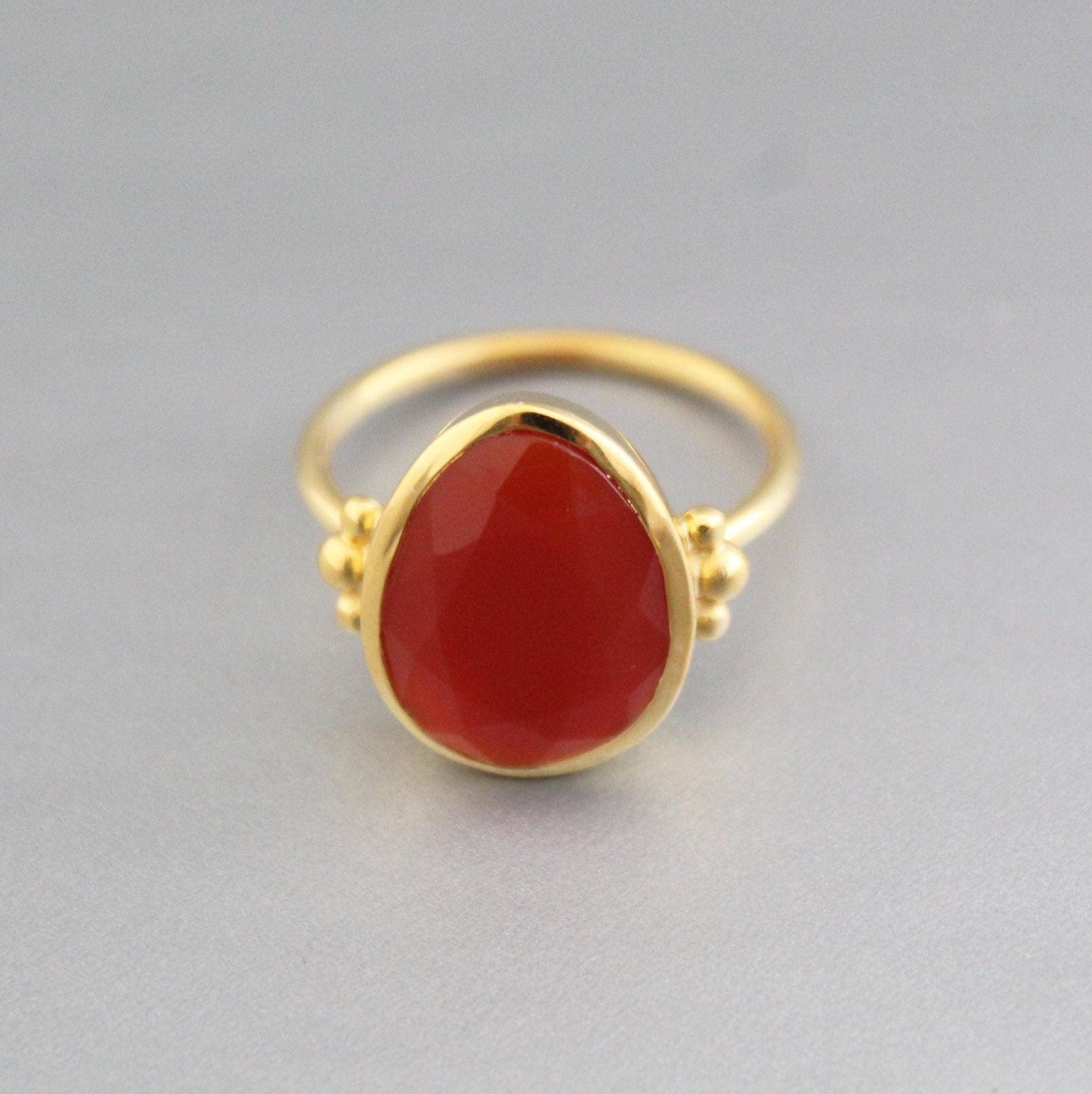Dainty Carnelian Ring, Handmade 925 Sterling Silver Gemstone Jewelry, mom jewelry gifted, handmaderings jewelry
