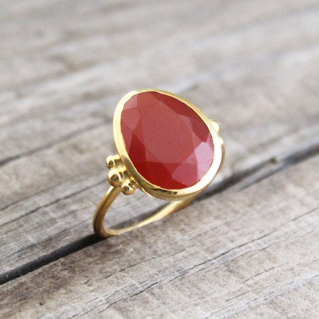 Dainty Carnelian Ring, Handmade 925 Sterling Silver Gemstone Jewelry, mom jewelry gifted, handmaderings jewelry