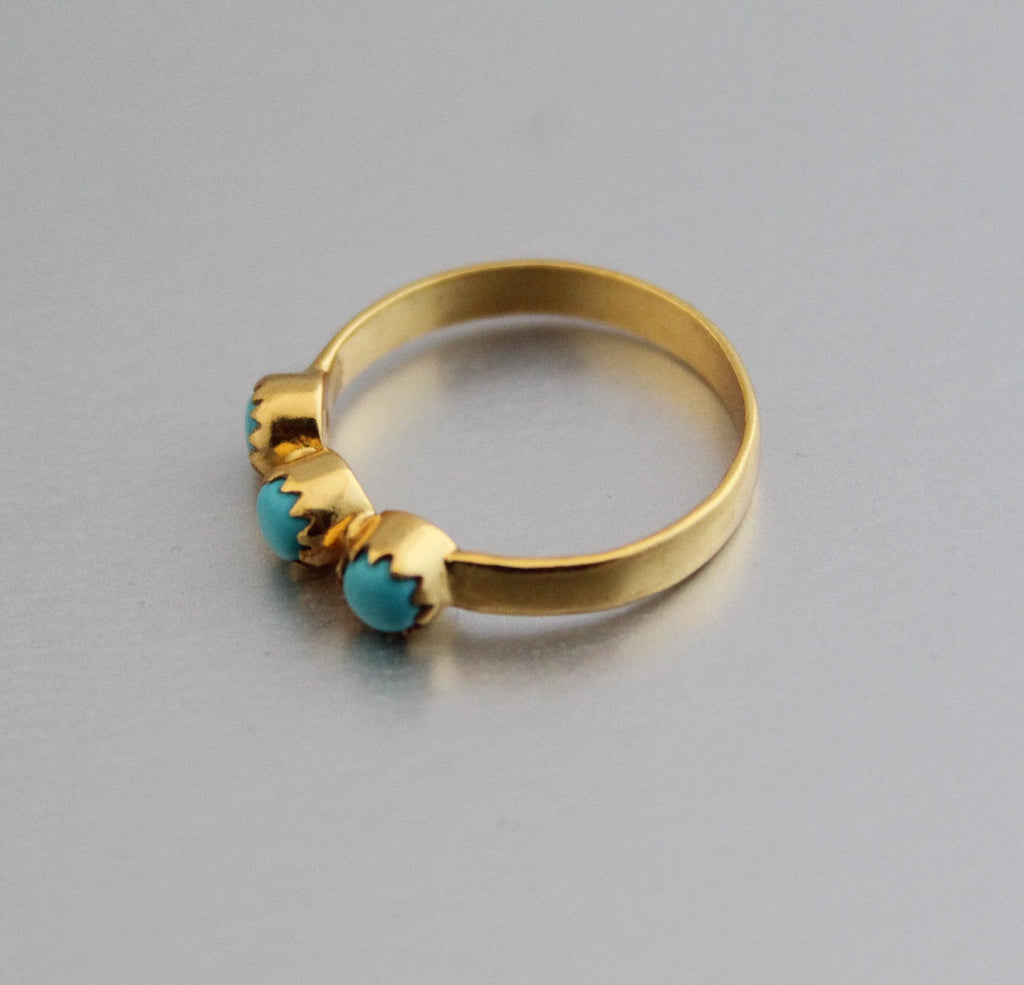 14k Gold Filled Turquoise Gemstone Ring, Minimalist Jewelry, dainty turquoise, turquoisering gold, turquoise gifts for her