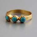 14k Gold Filled Turquoise Gemstone Ring, Minimalist Jewelry, dainty turquoise, turquoisering gold, turquoise gifts for her