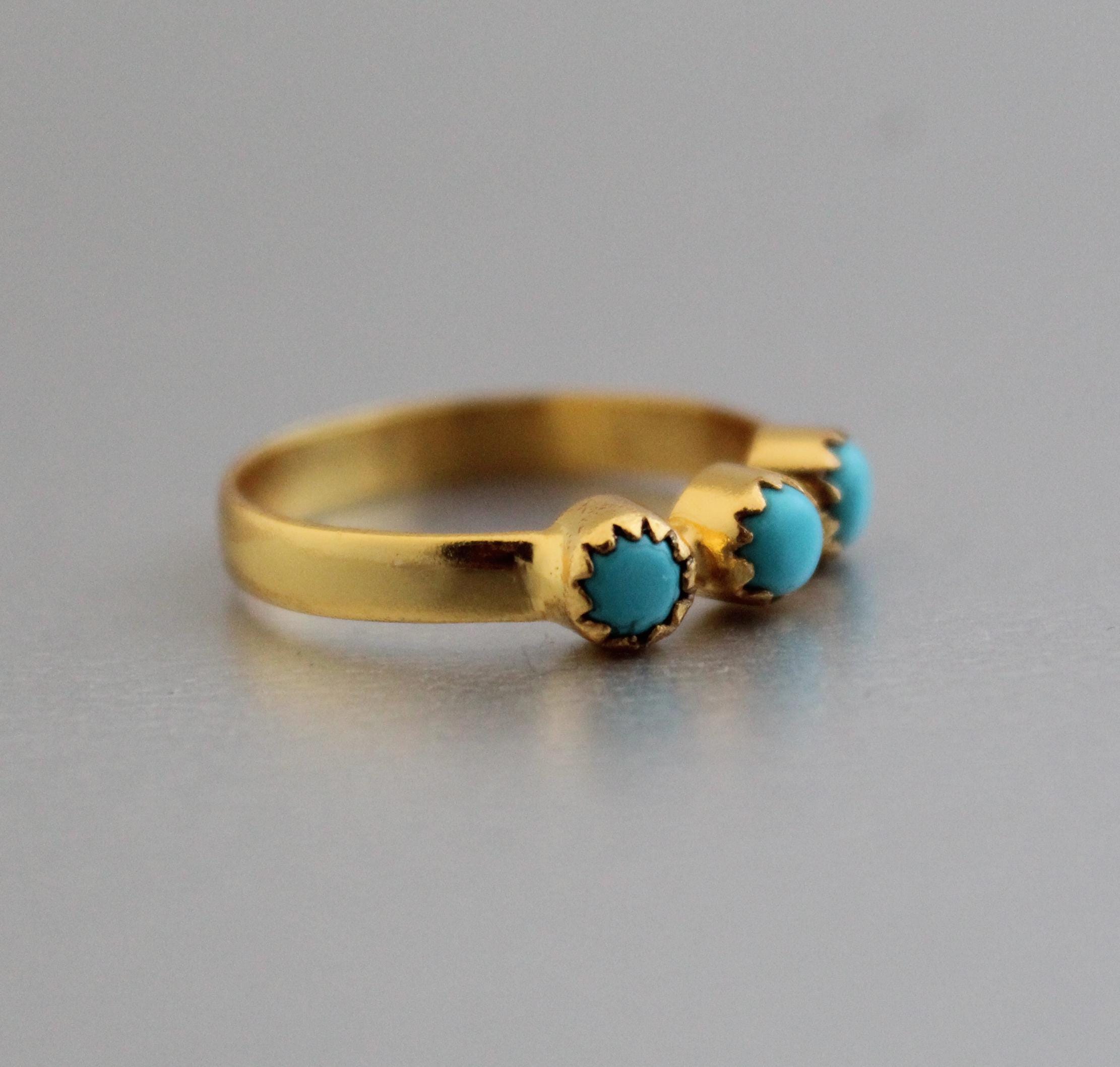14k Gold Filled Turquoise Gemstone Ring, Minimalist Jewelry, dainty turquoise, turquoisering gold, turquoise gifts for her