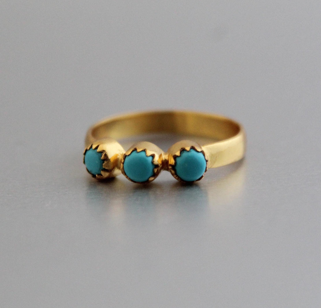 14k Gold Filled Turquoise Gemstone Ring, Minimalist Jewelry, dainty turquoise, turquoisering gold, turquoise gifts for her