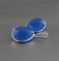 Blue Chalcedony Earrings, Gemstone Earrings, Minimalist Earrings, Drop Earrings, Handmade Earrings, Bridesmaid Gifts, Anniversary Gift