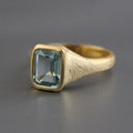 Aquamarine Ring, Birthstone Rings, March Birthstone Ring, Promise ring, Blue Gemstone Ring, Engagement ring, Wedding Gifts