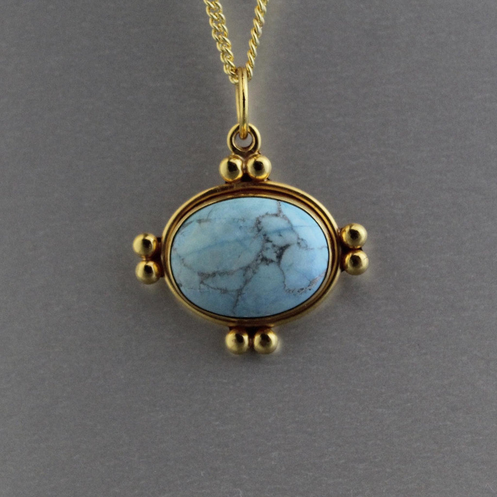 Turquoise Necklaces, Birthstone Necklace, Dainty Gold Necklace, Healing Necklace, Layering Necklace, Gift for Mom, Handmade, Statement