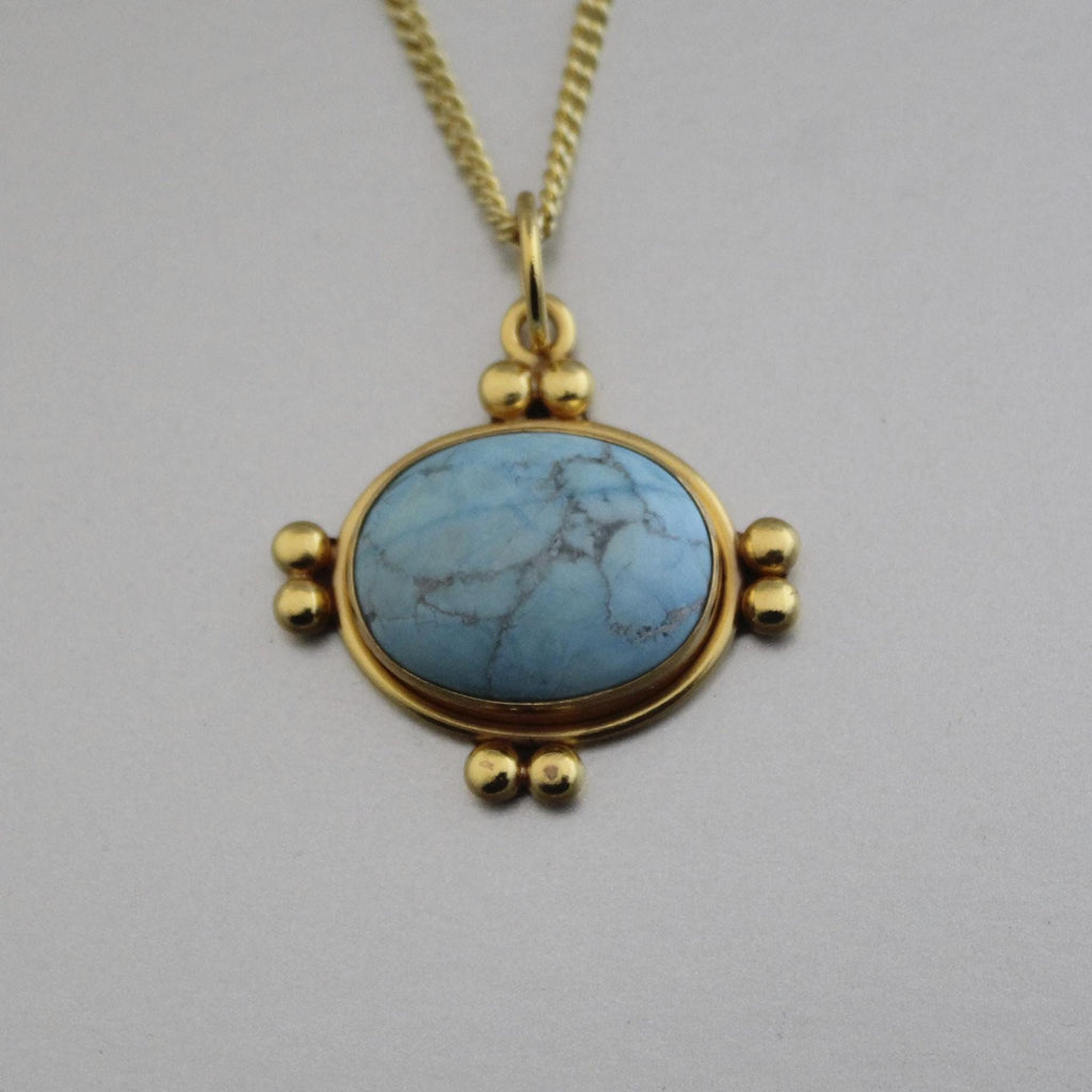 Turquoise Necklaces, Birthstone Necklace, Dainty Gold Necklace, Healing Necklace, Layering Necklace, Gift for Mom, Handmade, Statement