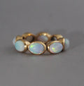 Gold Opal Ring • Dainty Gold Celestial Jewelry • Promise Ring • Gift for Her • Gold Filled Ring • Birthstone Ring • Rings for Women