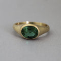 Emerald Ring, Solitaire Ring, May Birthstone Ring, Dainty promise ring, Green Gemstone Ring, Engagement ring, Unique Gift For Her